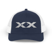 XX White Embroidered Trucker Hat