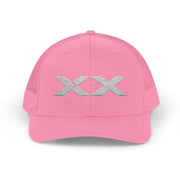 XX White Embroidered Trucker Hat