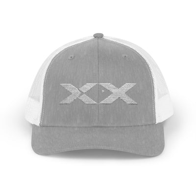 XX White Embroidered Trucker Hat