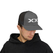 XX White Embroidered Trucker Hat