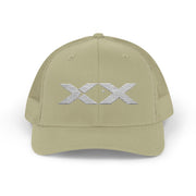 XX White Embroidered Trucker Hat