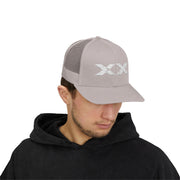 XX White Embroidered Trucker Hat