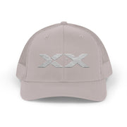 XX White Embroidered Trucker Hat