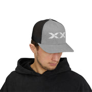 XX White Embroidered Trucker Hat