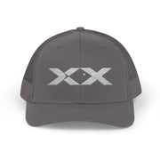 XX White Embroidered Trucker Hat