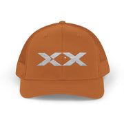 XX White Embroidered Trucker Hat