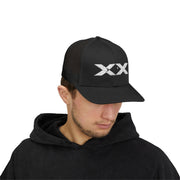XX White Embroidered Trucker Hat