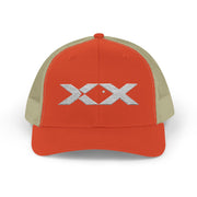 XX White Embroidered Trucker Hat