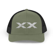 XX White Embroidered Trucker Hat