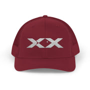 XX White Embroidered Trucker Hat